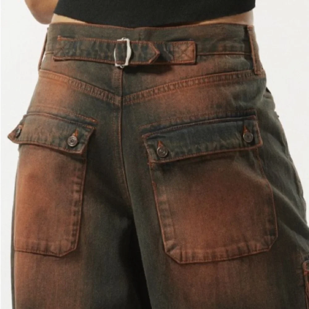 BDG Urban Outfitters Logan Extreme Cargo Pocket Baggy Boyfriend Jean-EUC - Picture 8 of 15